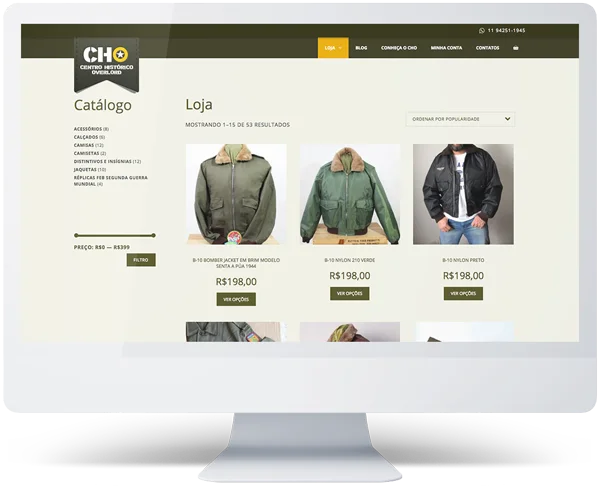 ecommerce CHO Militaria