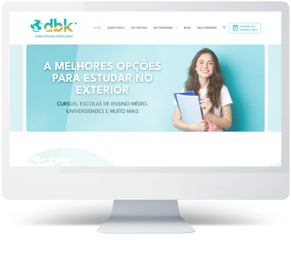 site institucional DBK International